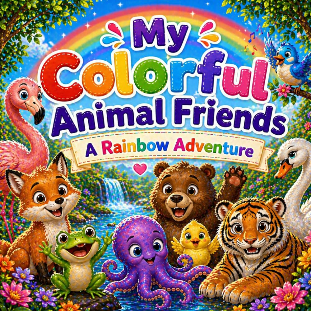 My Colorful Animal Friends: A Rainbow Adventure