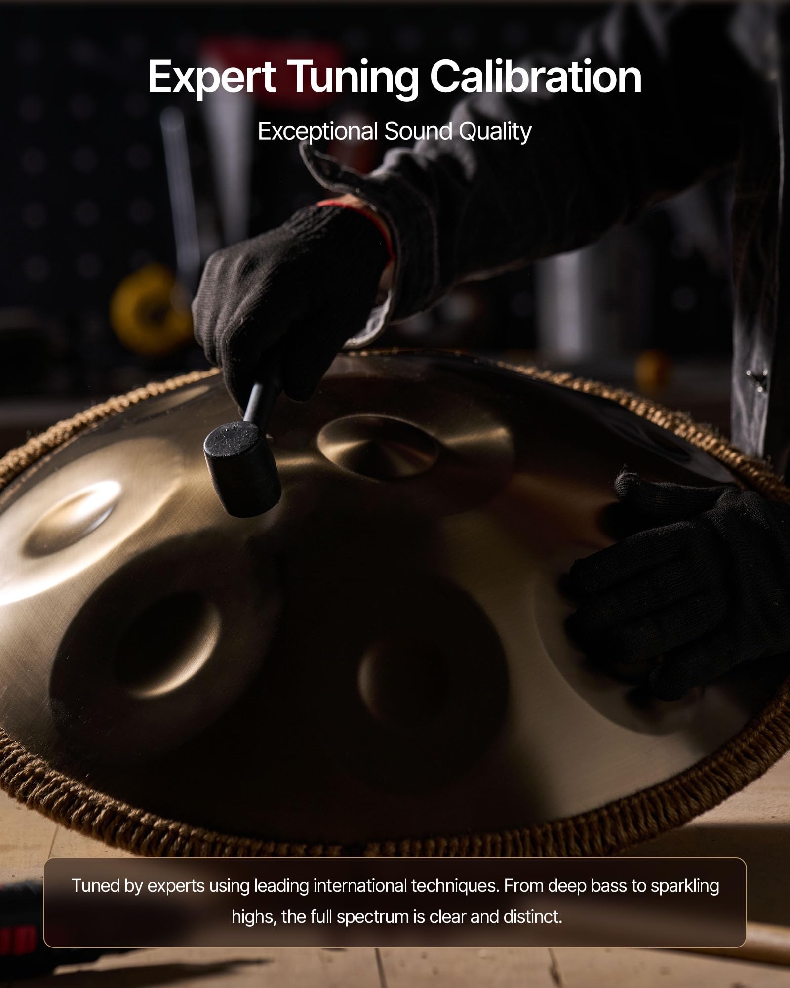 Amazon.com: VEVOR Handpan Drum, 22 in 9 Notes Steel Hand Drum