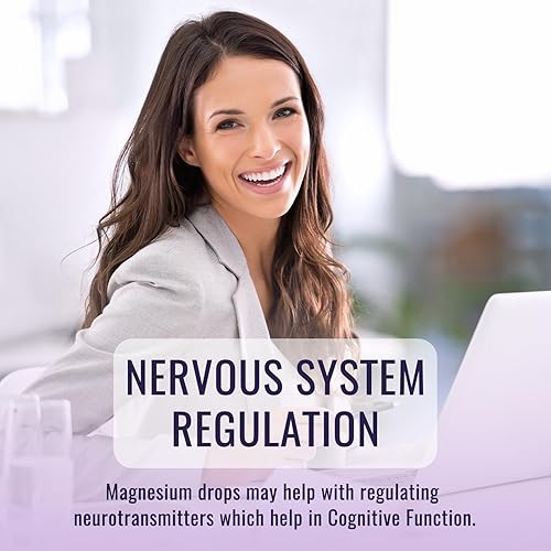 Miniatura 8 de (Paquete de 2) Gotas líquidas de glicinato de magnesio 500mg, con vitamina B6, Ashwagandha, L-teanina, manzanilla, suplemento de glicinato de