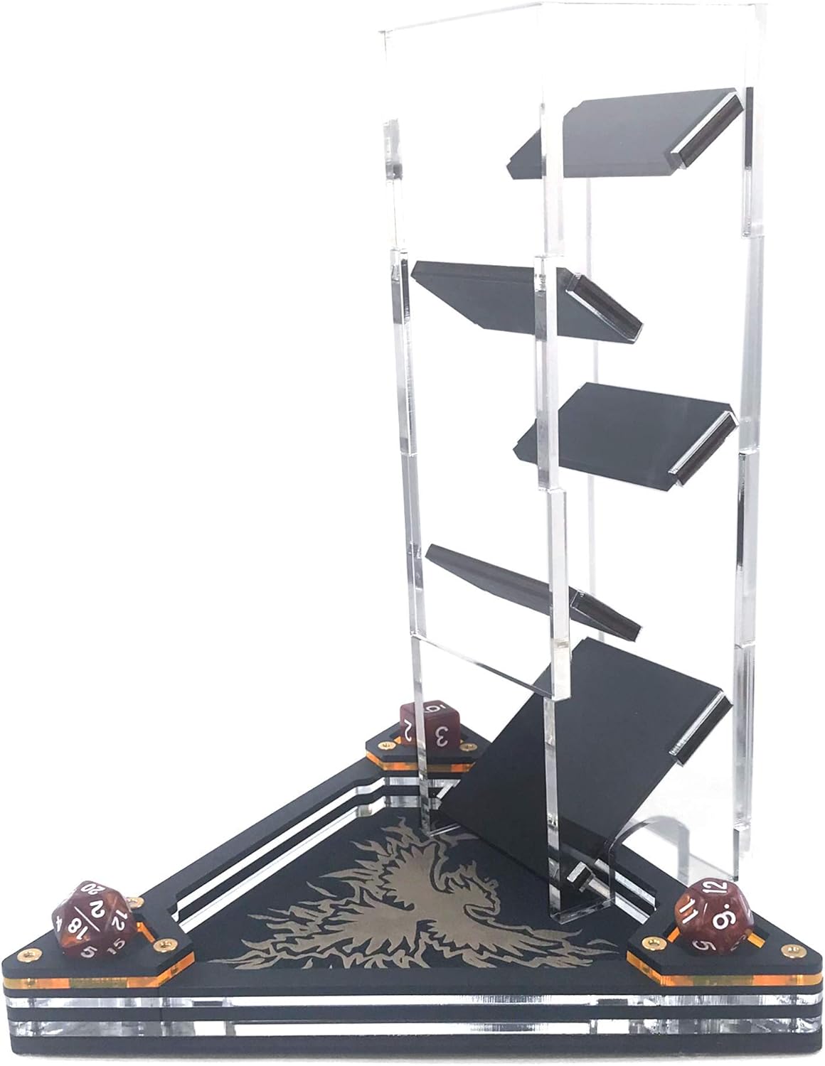 Triangle Dice Tray- Design & Color Options (Phoenix)
