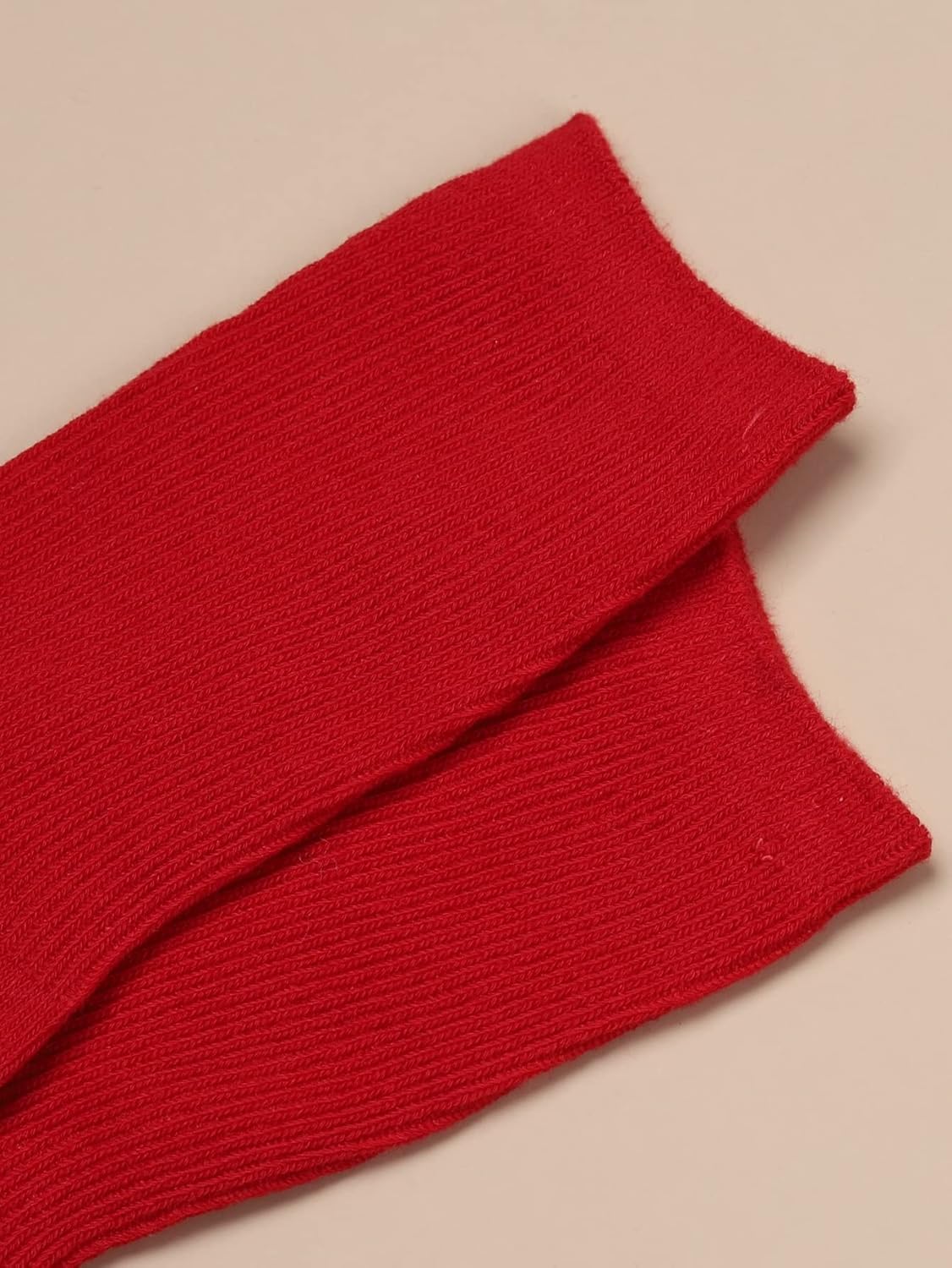 SHENHE Women's Ribbed Knit Cushioned Athletic Running Mid Calf Crew Socks - Image 2