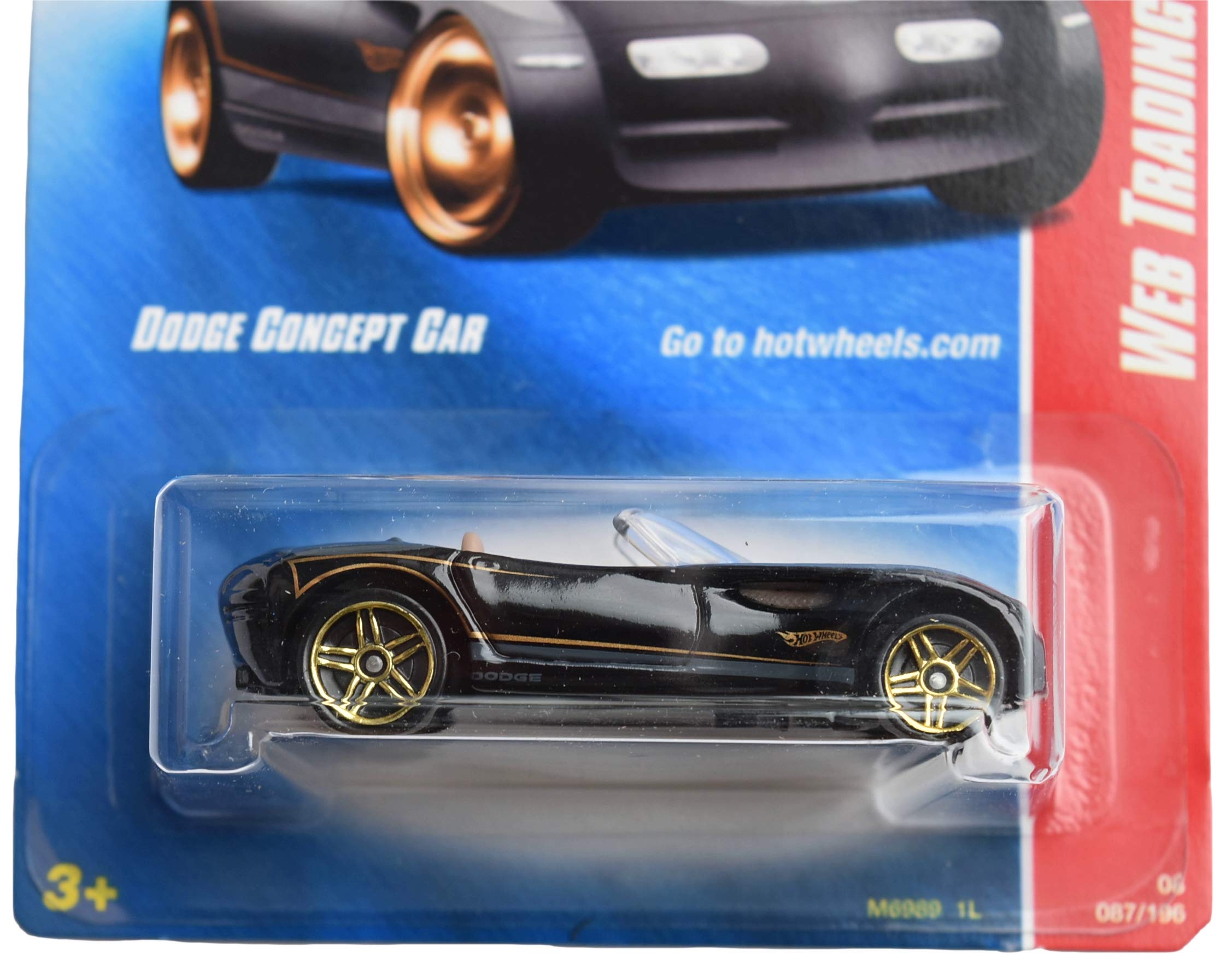 Hot Wheels Web Trading Cars 11 of 24 Dodge Concept Car 87/196, Black
