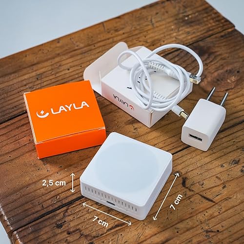 Miniatura 3 de Sensor inteligente para monitor de calidad del aire, control de CA CO, calidad WiFi, monitoreo de ahorro de energía  Ideal para Airbnb, hogares y