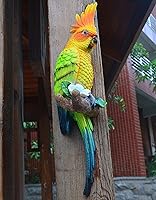 Vista 16 de Teaeeno Estatua de resina de gaviota real, figura de pájaro marino, decoración de animales de gaviota, decoración de arte de aves, decoración