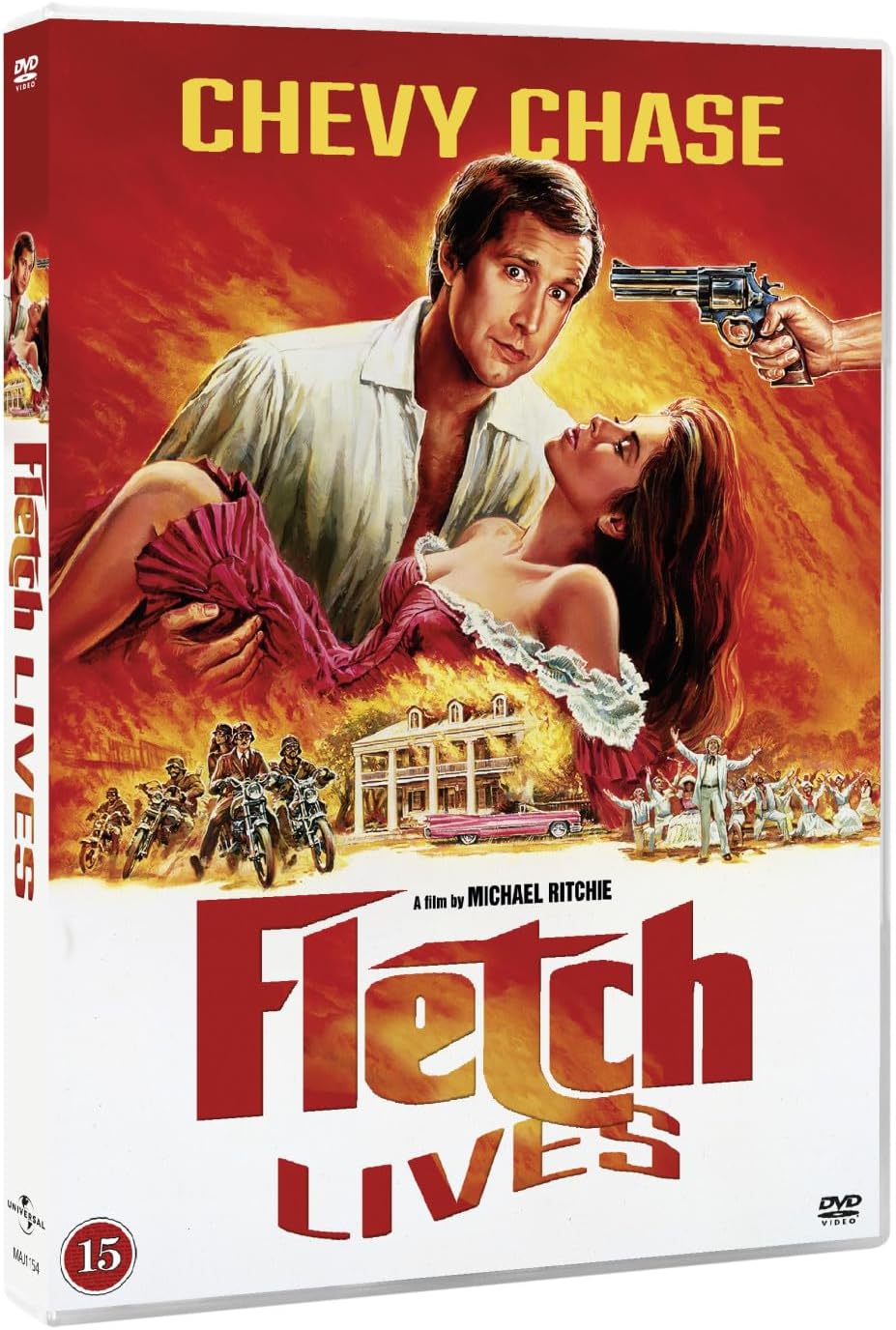MAJENG MEDIA AB Fletch Lives Blu-Ray Disc Player 5.1 Surround Sound HDMI 720p 1080p