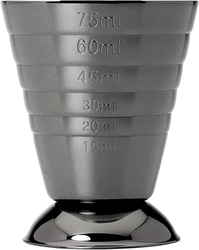 Miniatura 3 de Barfly Taza medidora de barra, 2.5 onzas., Gun Metal Black