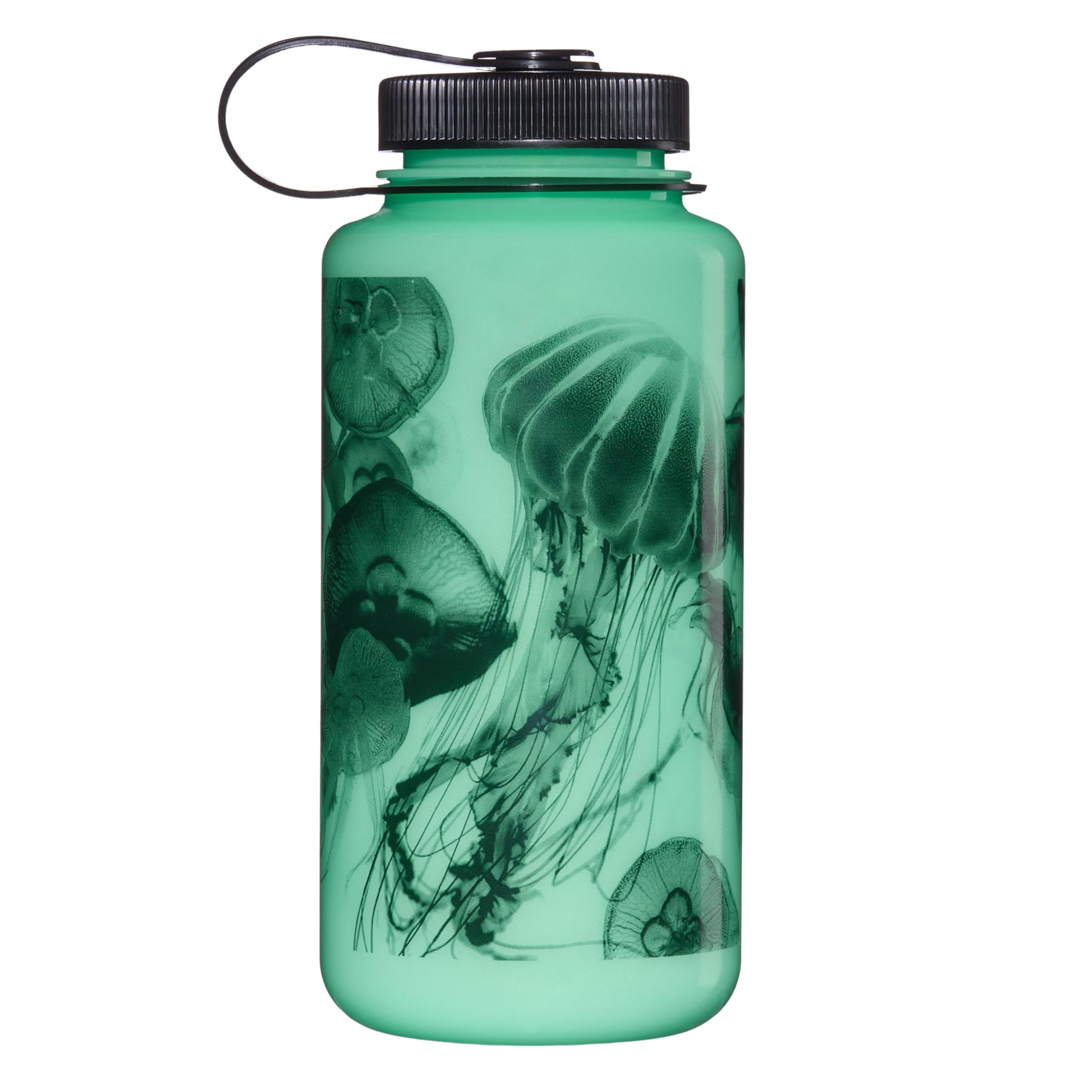 Nalgene Tritan BPA-Free Water Bottle, 32 OZ, Wide Mouth, Glo Wyld Jellyfish