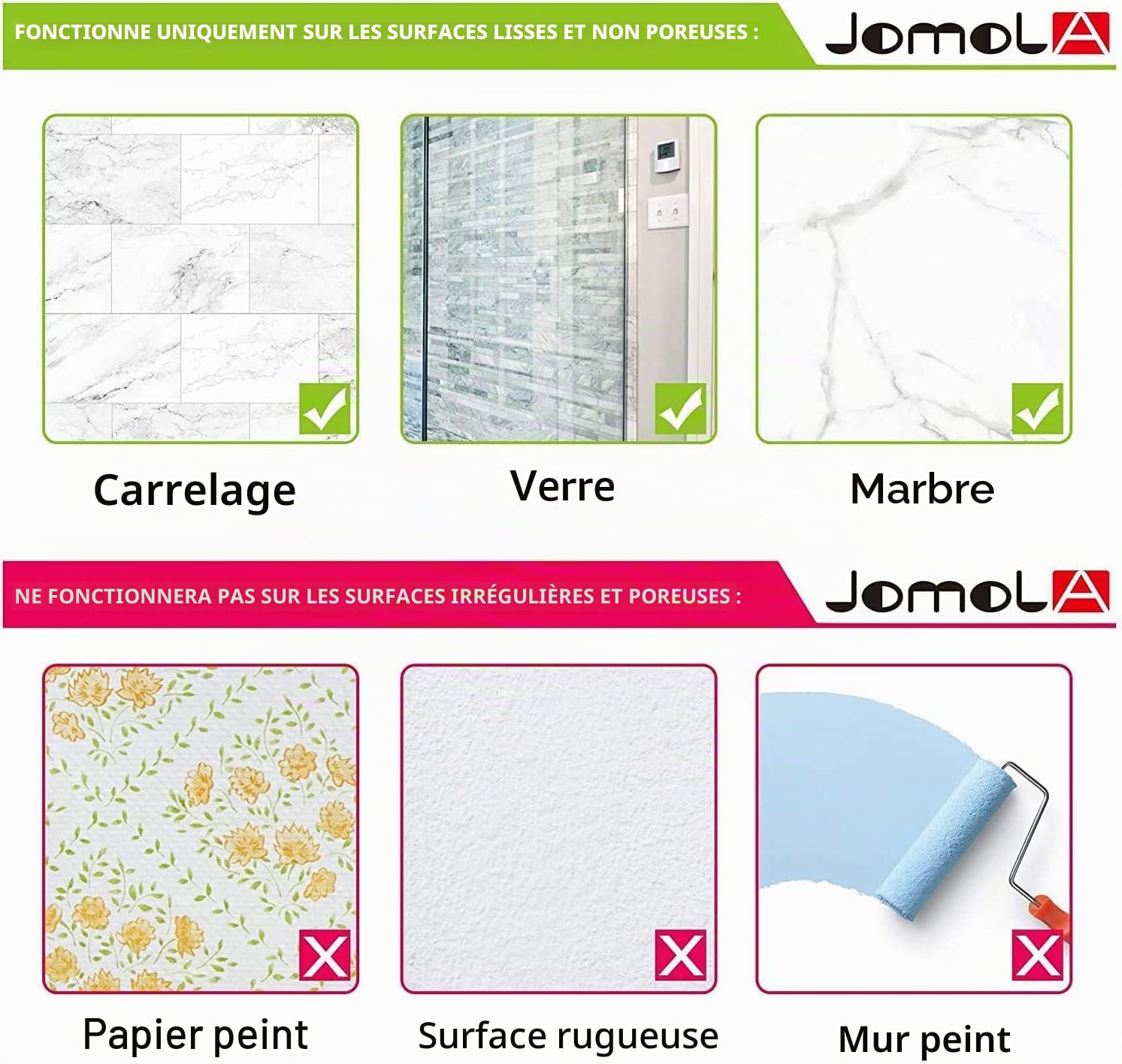 Barres Porte-Serviettes - JOMOLA Porte-Serviettes à Ventouse de 42,8 cm pour Salle de Bain et Cuisine Support Serviette Mural Acier Inoxydable Ventouse Barre de Serviette sans Perçage, Argenté