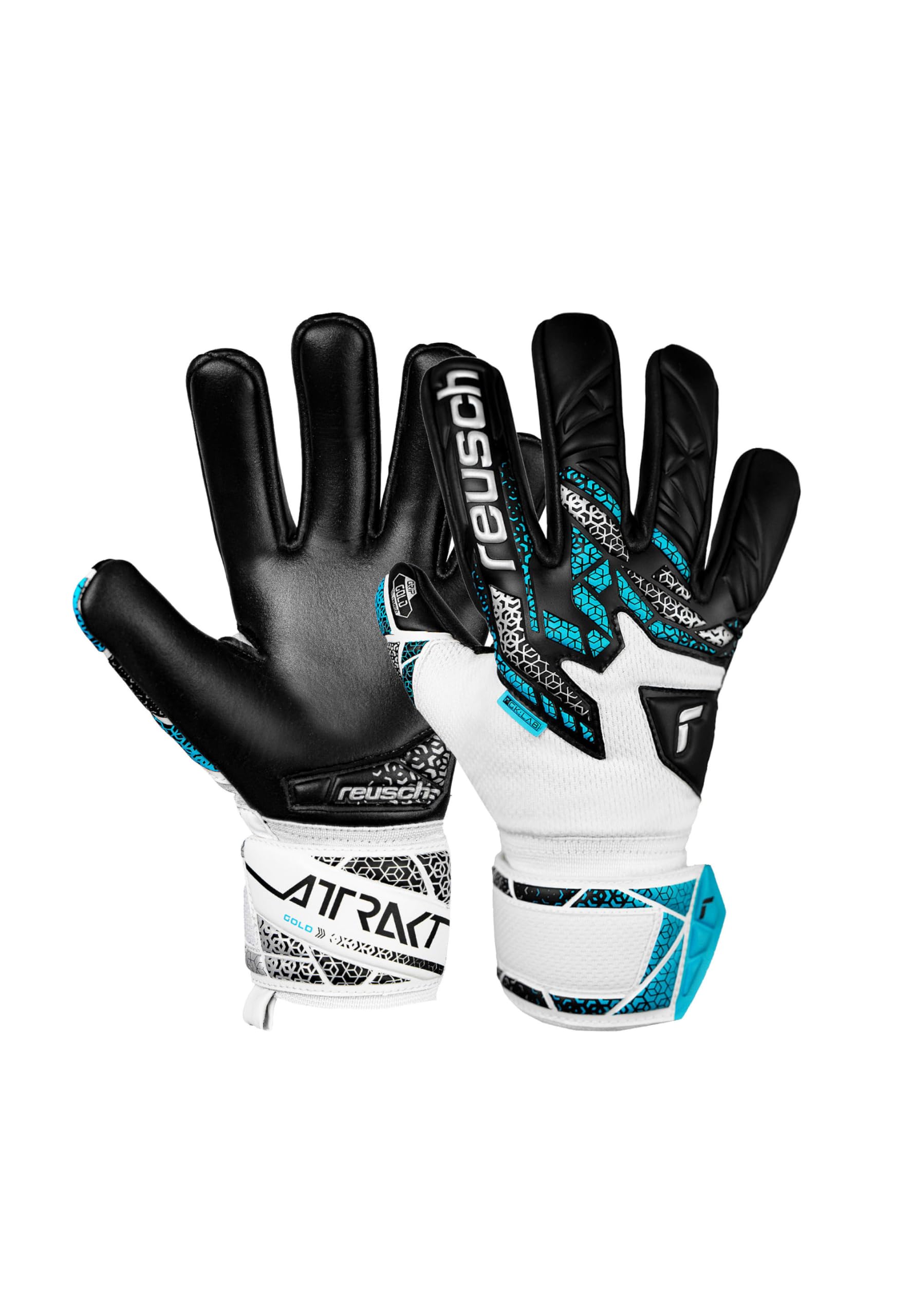 Reusch Attrakt Gold NC Junior Goalkeeper Gloves Size 5 White/Black-image-39