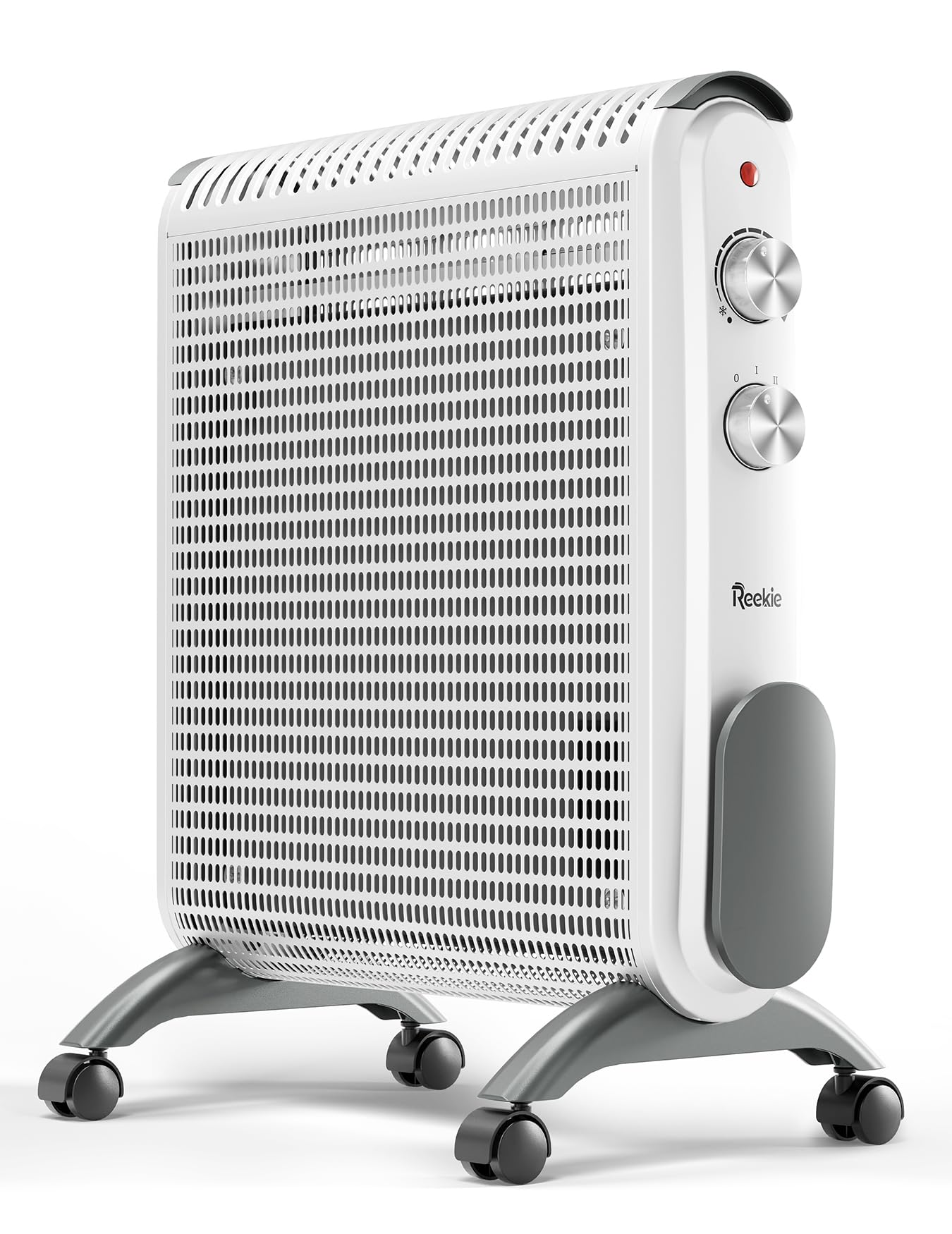 Reekie Convection Space Heaters for Indoor Use 1500W Electric Mica Panel Heater with Thermostat Fast Heating Quiet Safety