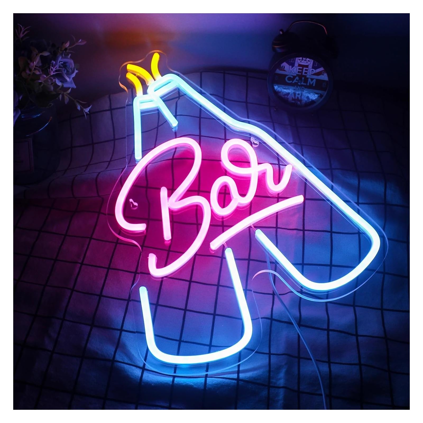 Insegna Al Neon GAMING Con USB - Luce LED A Forma Di Scritte Per Camera Da Letto, Decorazione Murale Per Adolescenti E Ragazzi, Colore Blu/azzurro