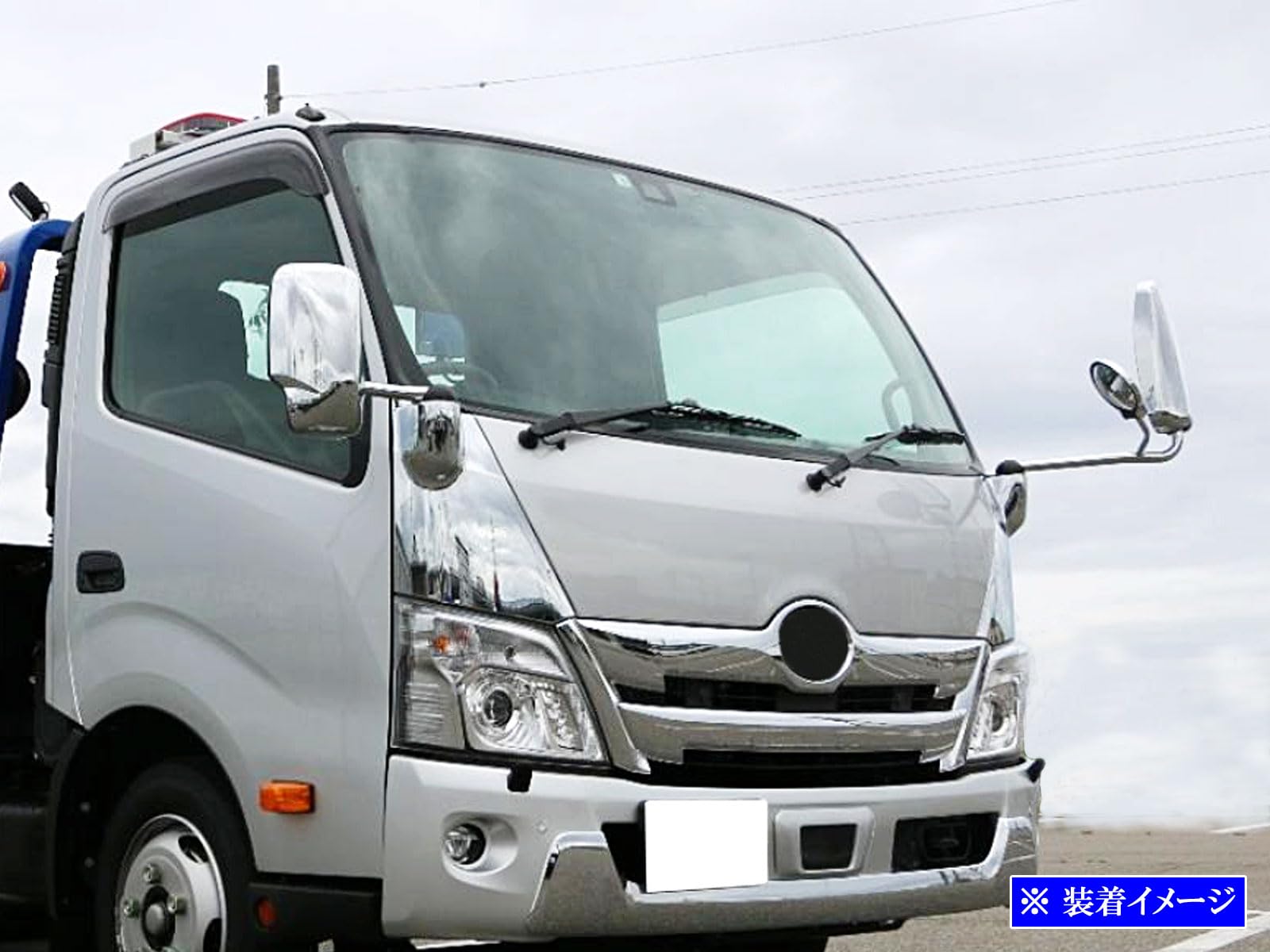 日野 デュトロ ダイナ メッキ 2トン ドアハンドル メッキミラー 2点