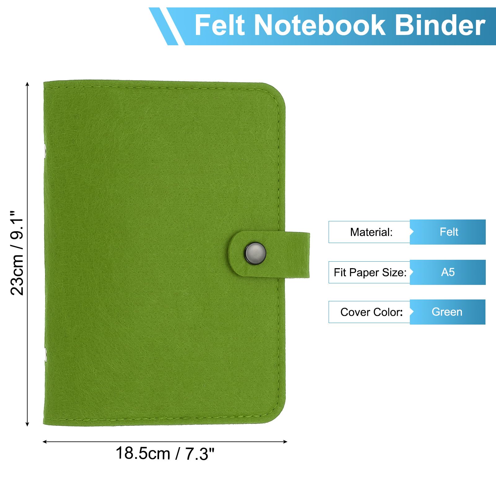 PATIKIL A5 Felt Binder - Image 2