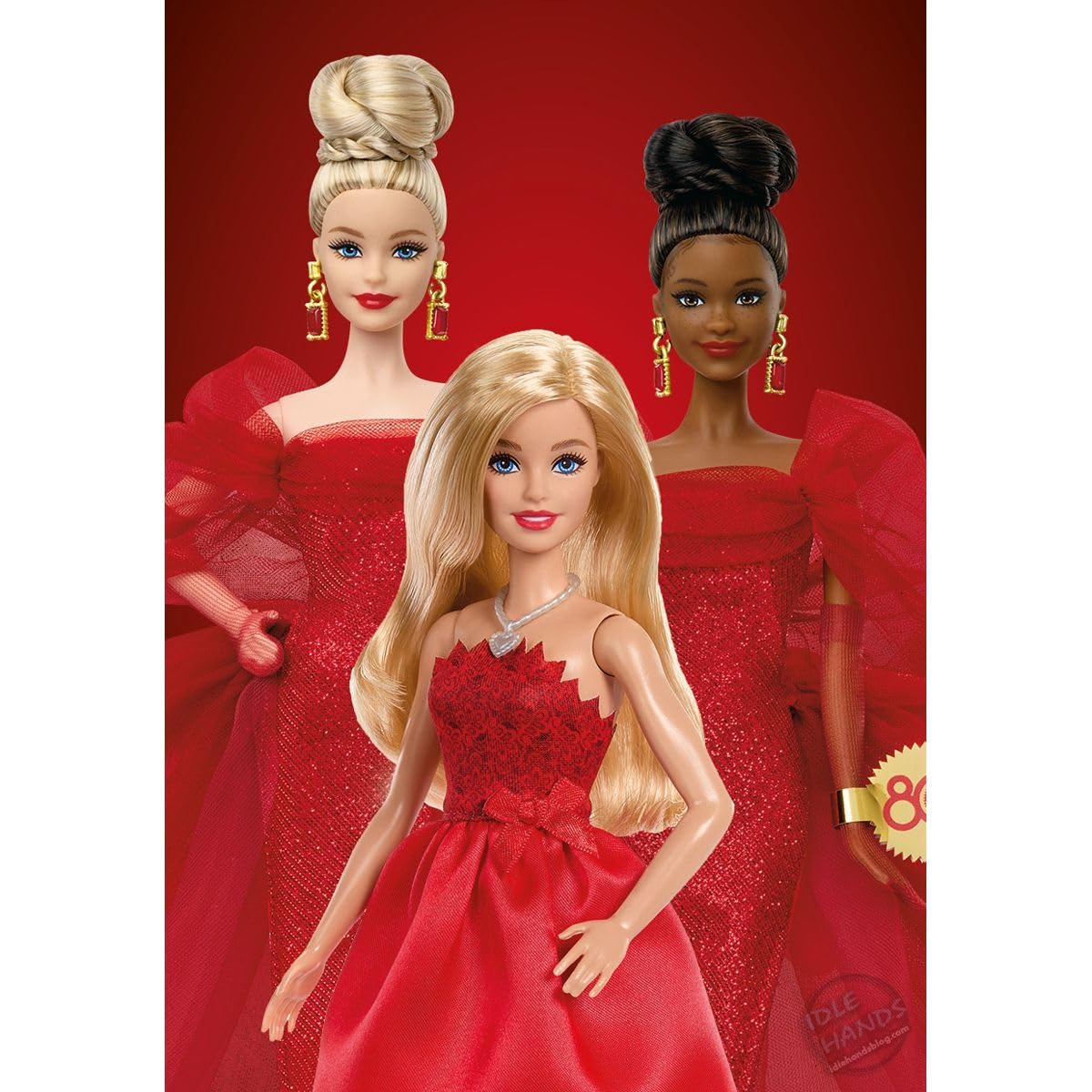 Amazon.com: Barbie Mattel 80th Anniversary Ruby-Red