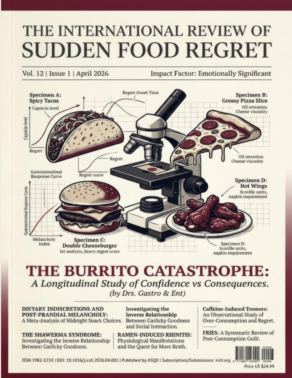 The International Review of Sudden Food Regret: A Satirical Scientific Study of Midnight Snacks, Buffets, and Dessert Decisions