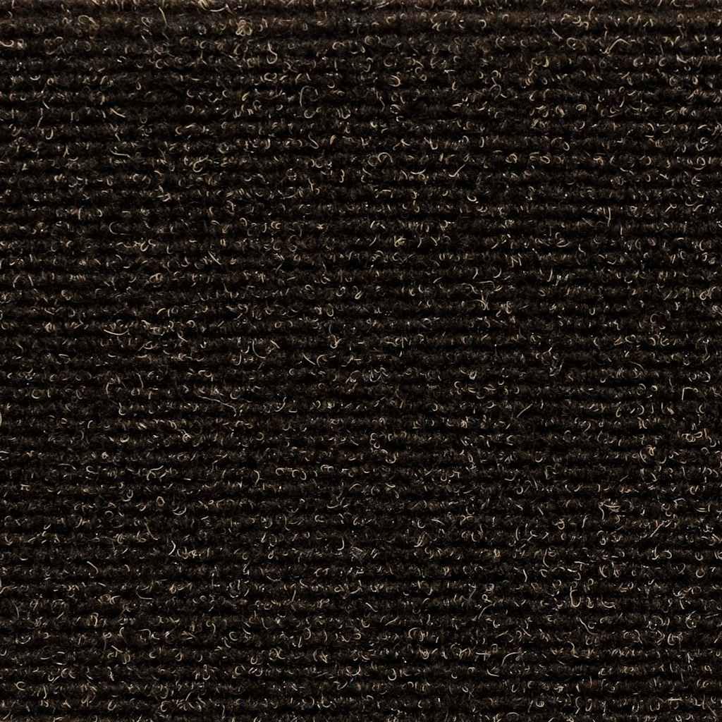 Maty na schody, samoprzylepne, ciemnobrązowe, 5 szt., 56 x 17 x 3 cm, antypoślizgowe, z ochroną przed stopniem i hałasem, na drewniane schody, nadają się do prania, dla zwierząt domowych