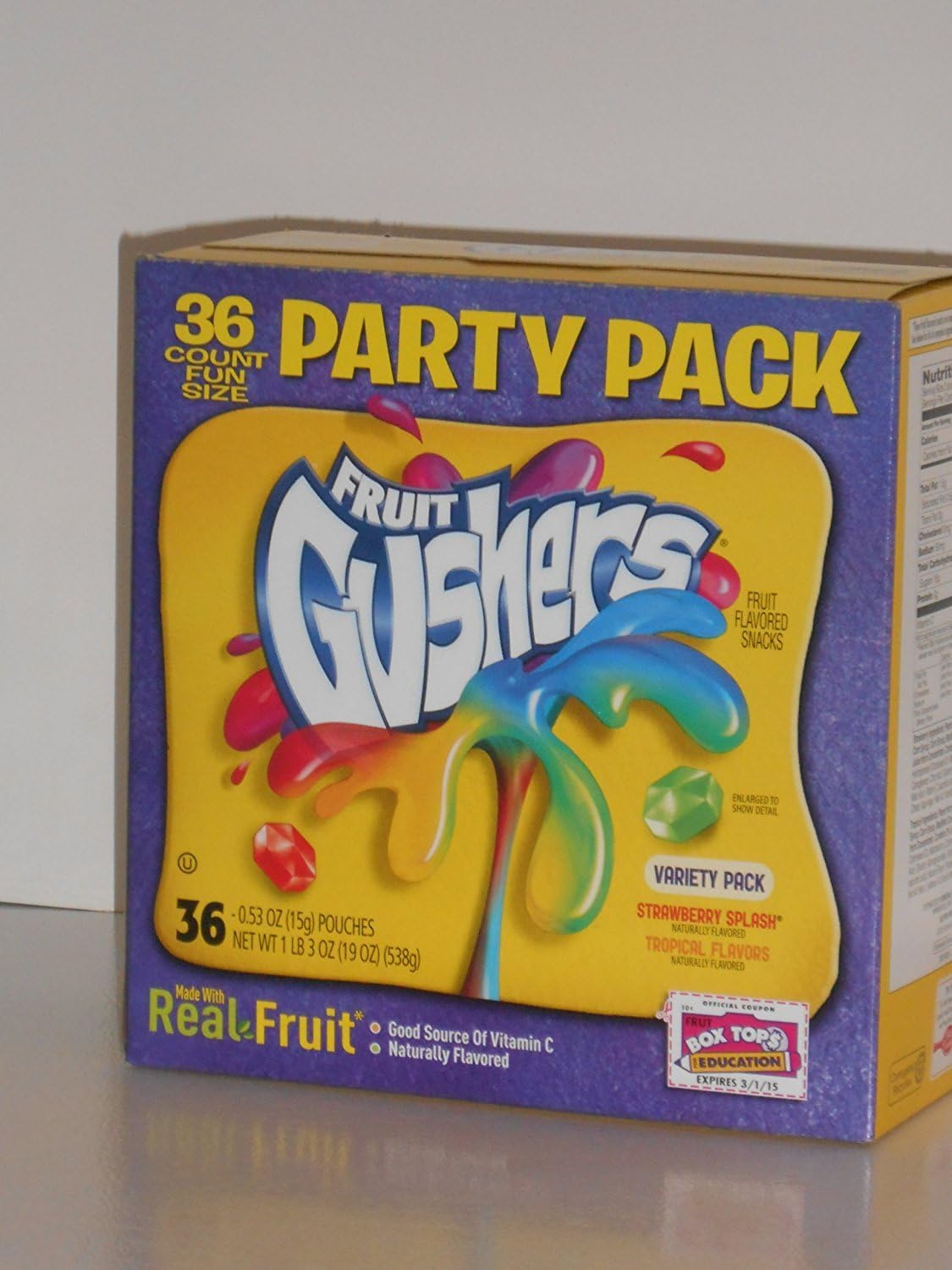 FRUIT GUSHERS Variety Party Pack (36 Pouches)