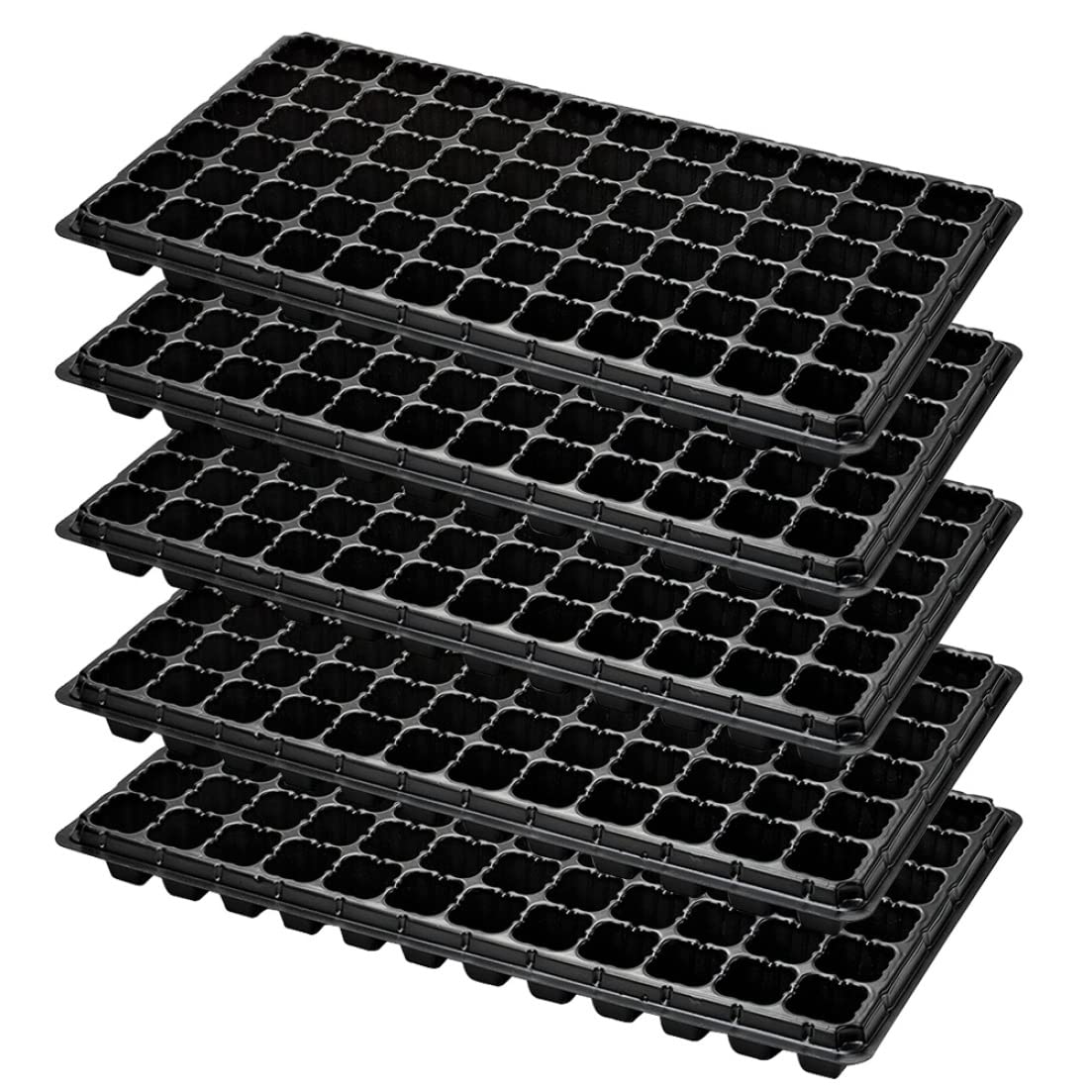 Plateau de pépinière de semis 72 cellules lot de 5 pièces pour germination