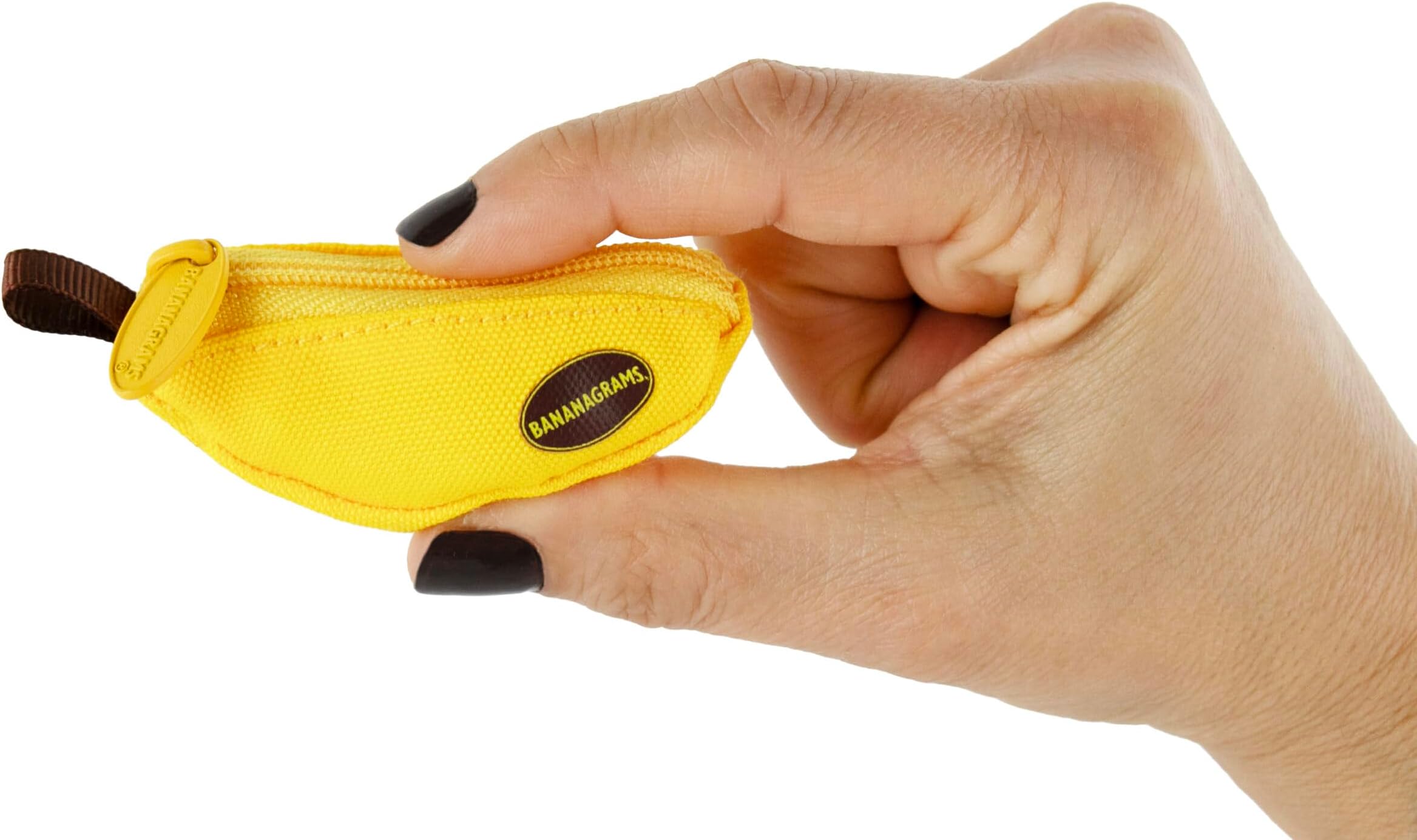 Worlds Smallest Bananagrams - Family Word Game - Includes: 1 Banana Pouch, 144 Tiles. Recommended for Ages 8 and up