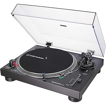 Audio-Technica Manual Direct-Drive Turntable (Analogue & USB), Black