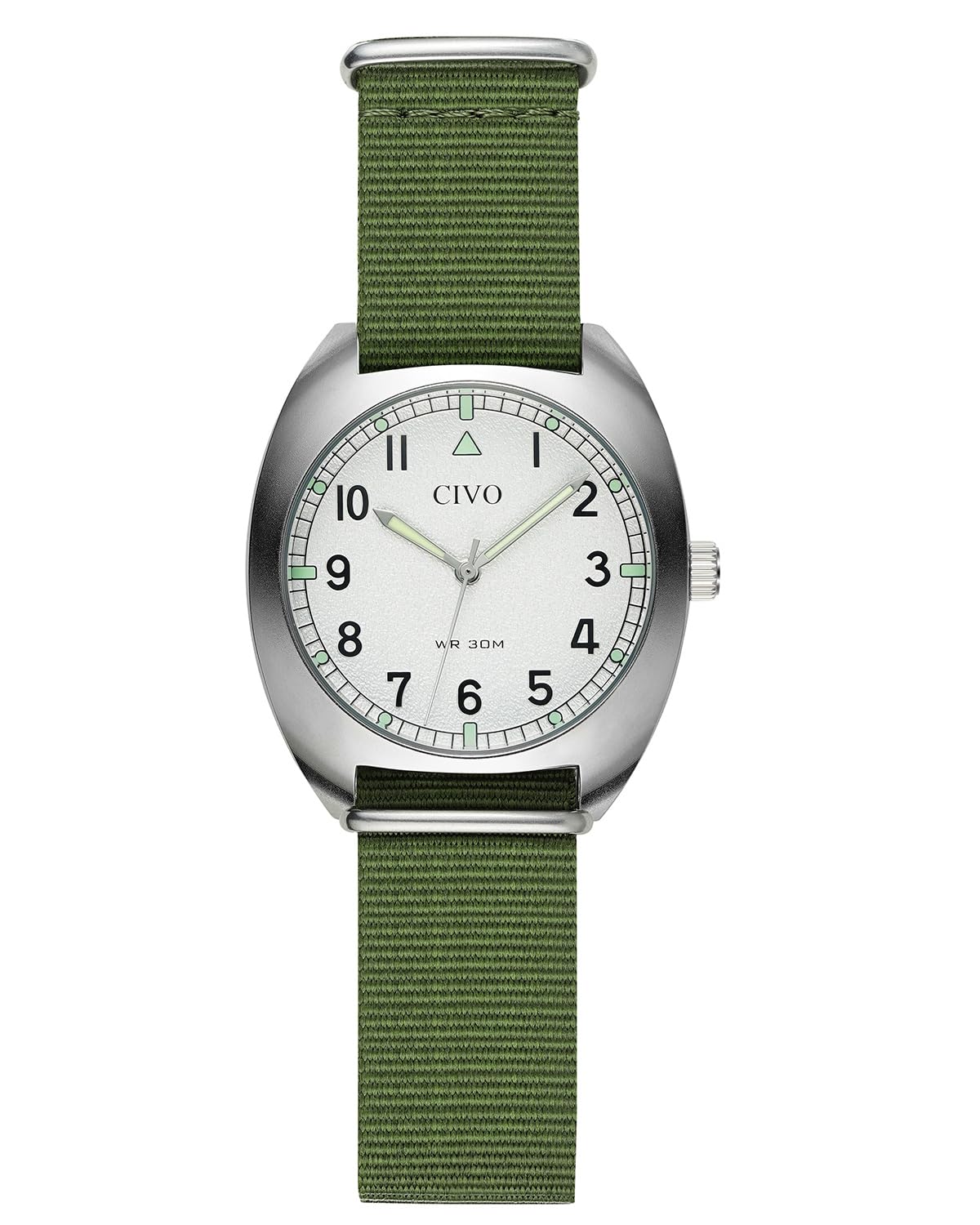 CIVO Reloje Hombres Militares Analogico: Impermeable Elegante Hombre - Deportivo Design Nailon Reloj de para Hombres