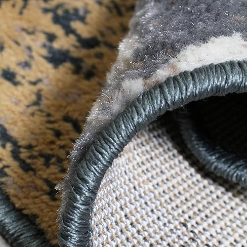 Miniatura 116 de Superior Alfombra interior con respaldo de yute, perfecta para entrada, oficina, sala de estar/comedor, dormitorio, cocina, piso, decoración moderna