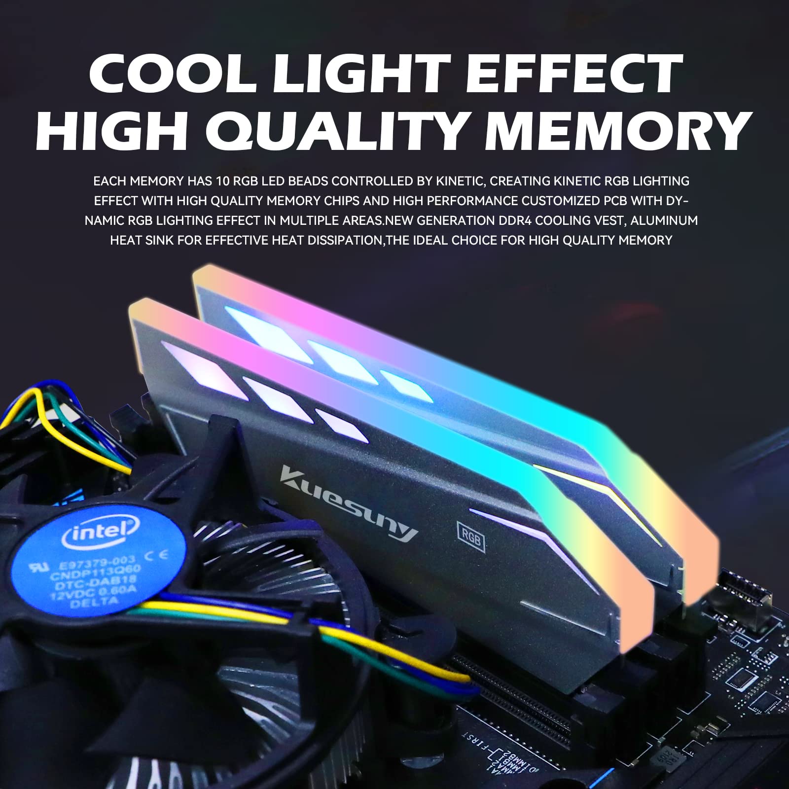 Kuesuny KIT 32GB (2x16GB) DDR4 3200MHz PC4-25600 Non-ECC