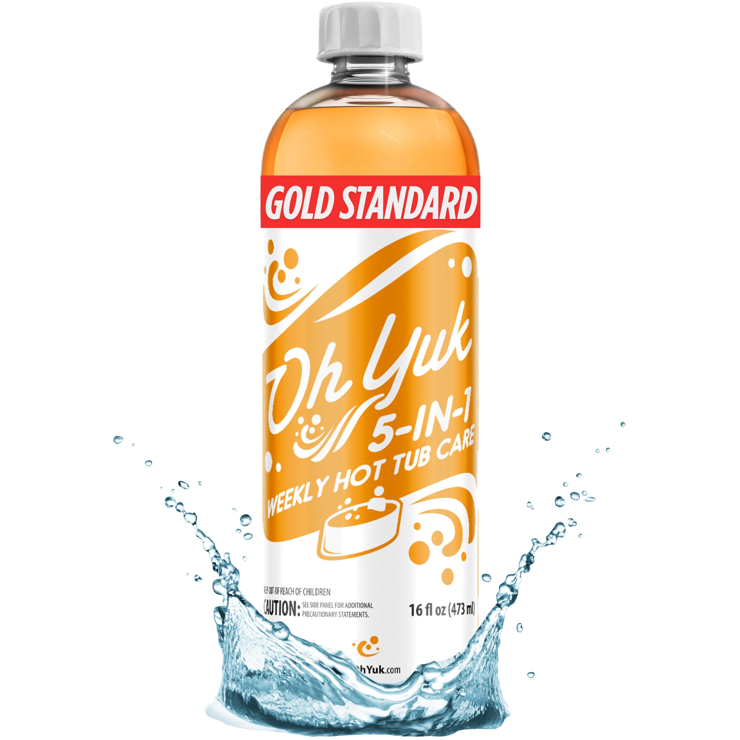 Oh Yuk 5-in-1 Weekly Hot Tub Care – All-in-One Spa Cleaner