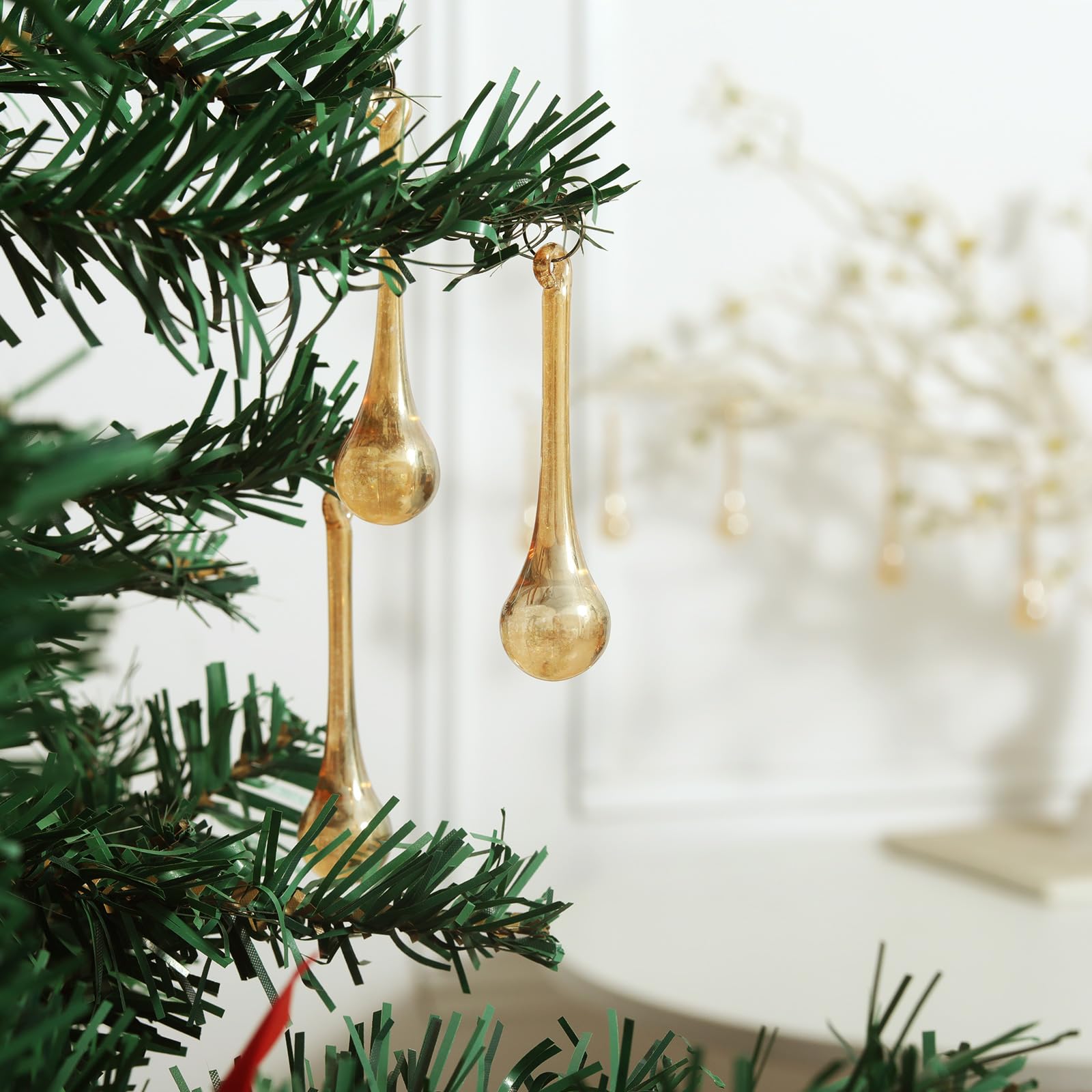 Longwin 20 Cristalli A Goccia K9 Per Lampadario E Decorazioni – 78 Mm Con Anelli Aperti