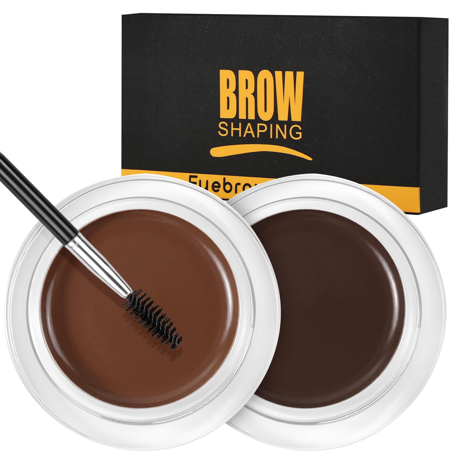 LOPHE Gel Fijadora de Cejas, Crema de Cejas 4,5g, Pomada de Ceja de Larga Duración con Cepillo, Eyebrow Gel para Maquillaje con Efecto Laminado Instantáneo,Pegamento de Ceja Sin Residuos Marrón Oscuro — view 14
