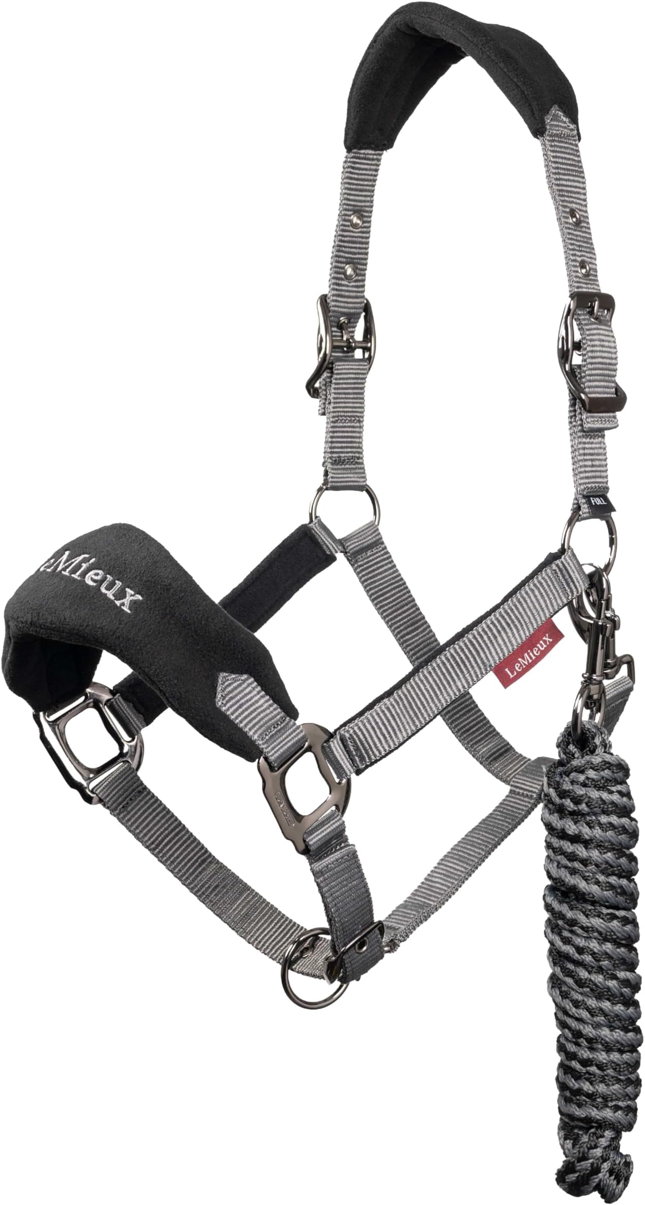 LeMieux Vogue Fleece Headcollar with Lead Rope - Extra Padding, Adjustable at Curb and Poll Strap