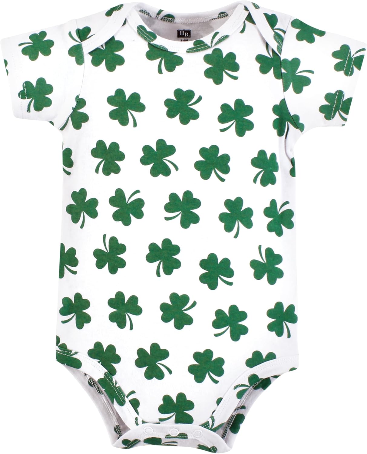 Hudson Baby Infant Boy Cotton Bodysuits, Mommys Lucky Charm, Preemie - Image 4