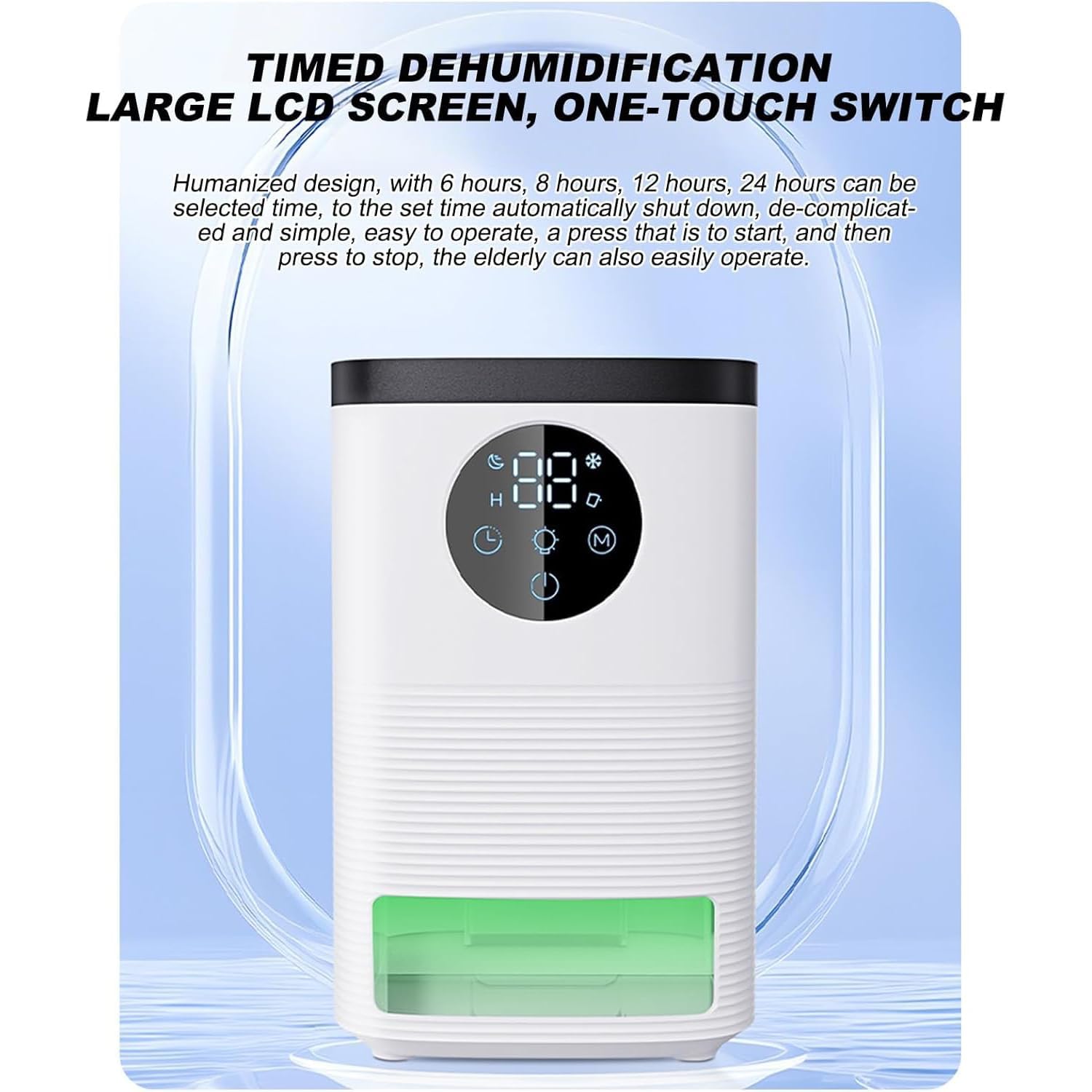 Deumidificatori Compatti per la casa, sbrinamento automatico, essiccatore elettrico assorbiumidità portatile per camera da letto, bagno, armadio per camera, guardaroba, bagno