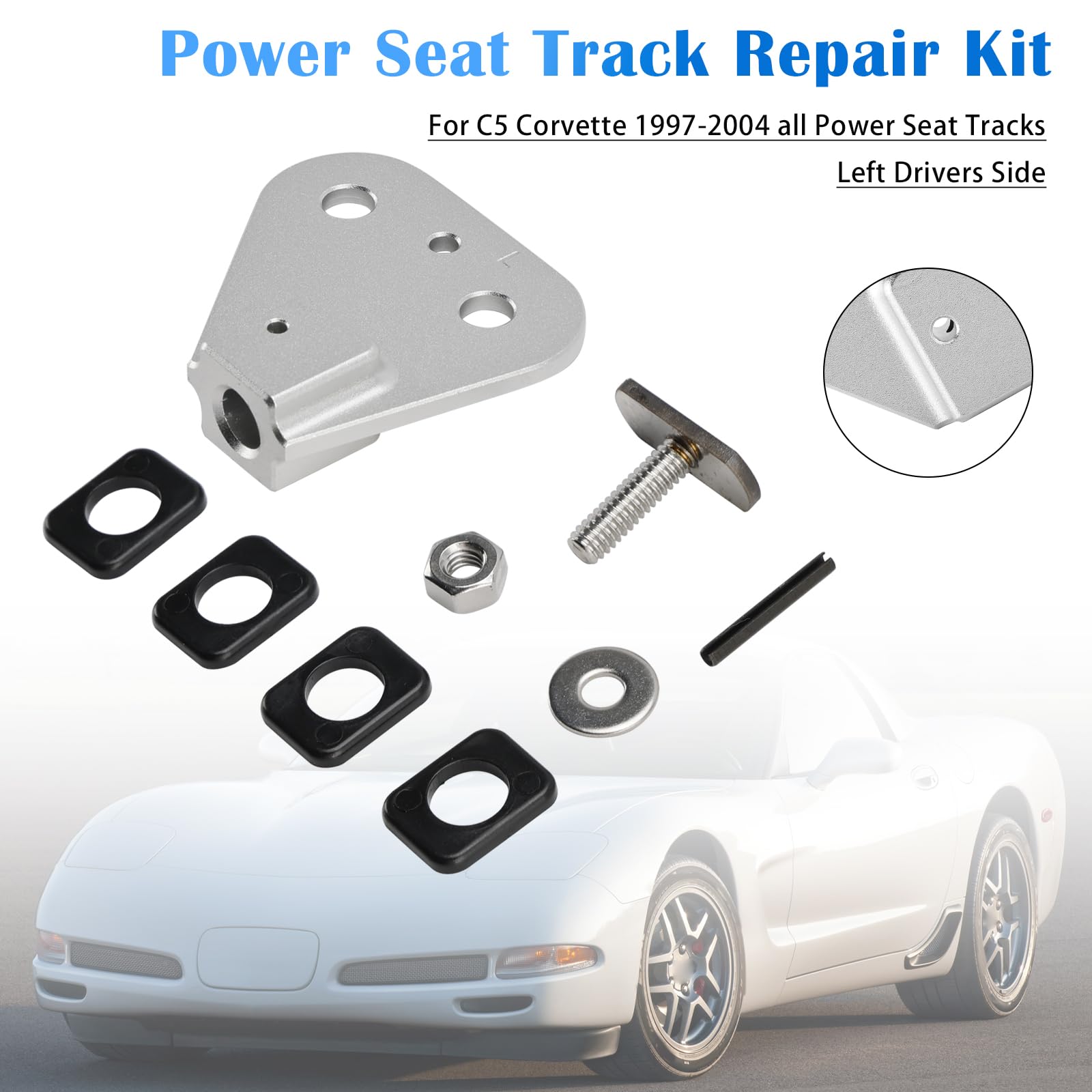 Power Seat Track Repair Kit Left Drivers Side für Chevy Corvette C5 1997-2004