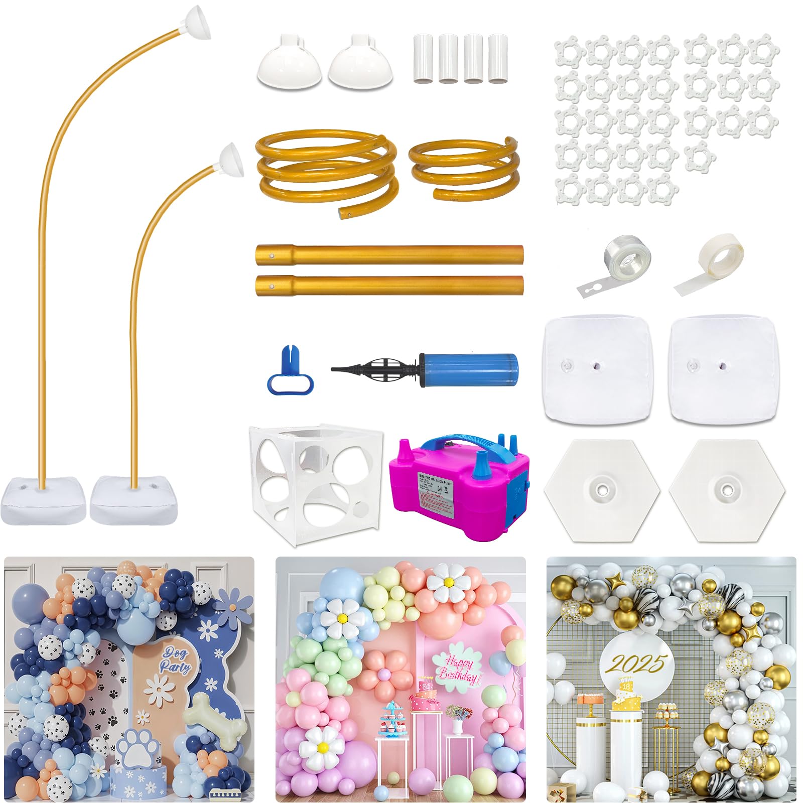 OurWarm Balloon Arch Kit with Electric Pump