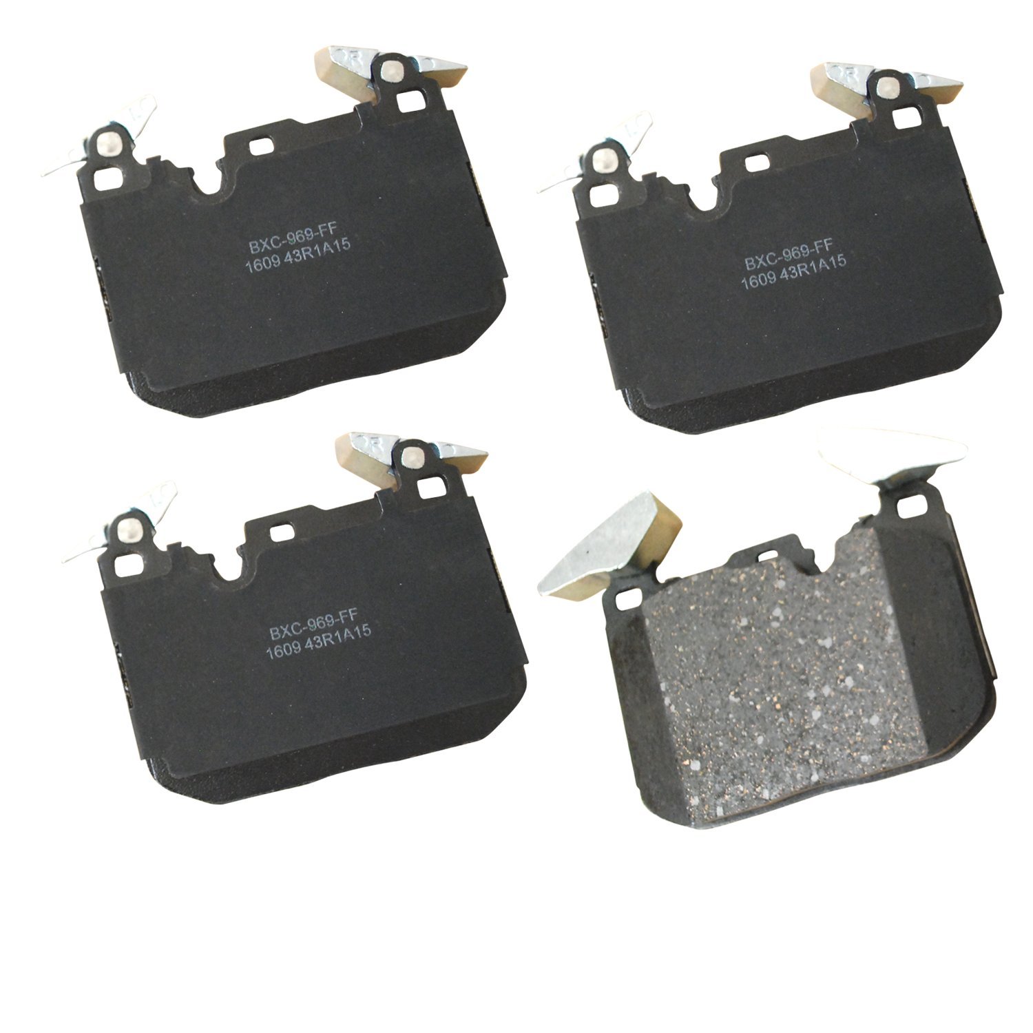 Bendix Premium SBC1609 Ceramic Front Brake Pads for select BMW 228i 230i 320i 328d 328i 330i 340i M235i M240i xDrive, 335i 340i GT, 428i 430i 435i 440i xDrive Gran Coupe, ActiveHybrid 3, i8