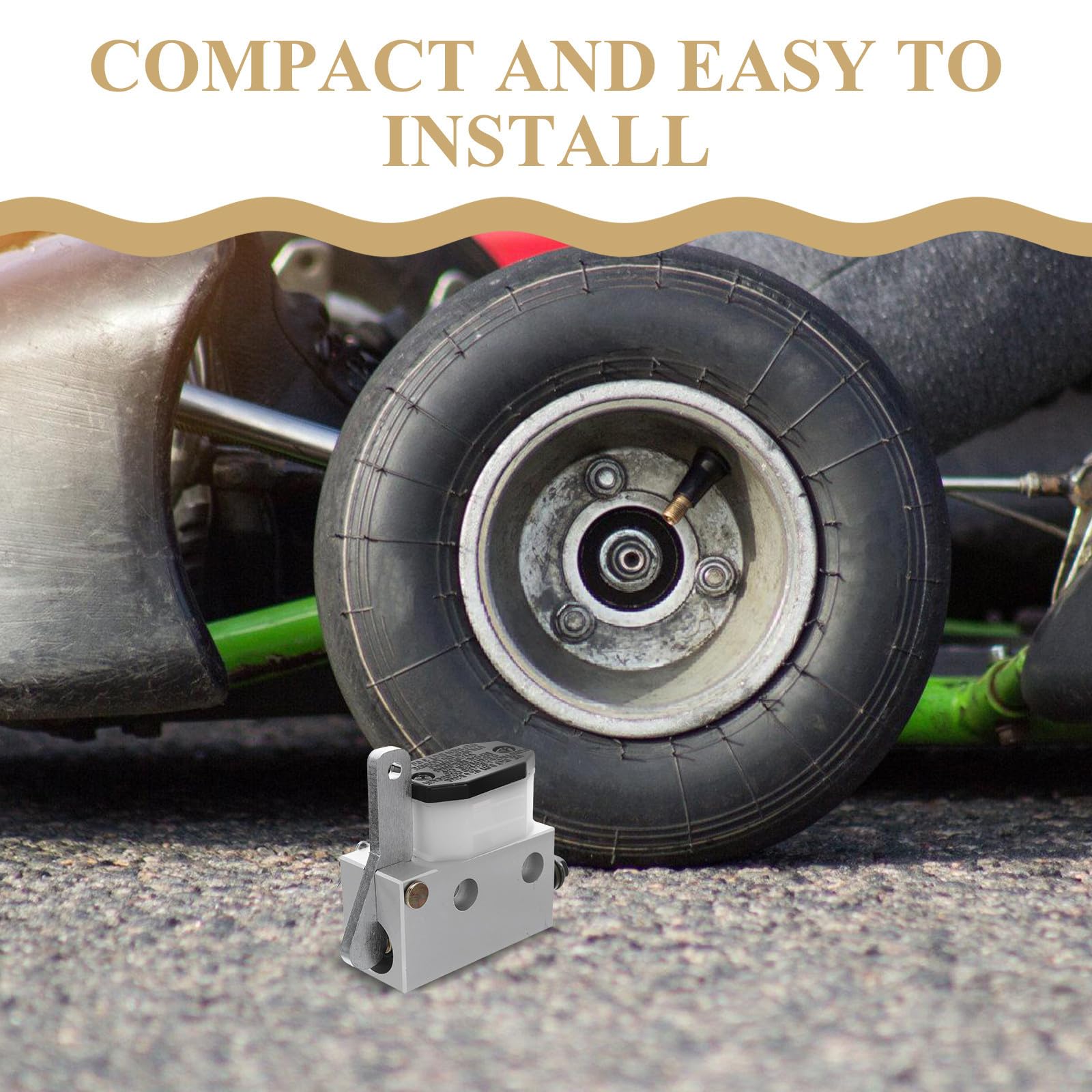 INOOMP Bomba Hidráulica de Freno: Kit de Modificación para Kart Todo Terreno en Pistas de de Cuatrimoto