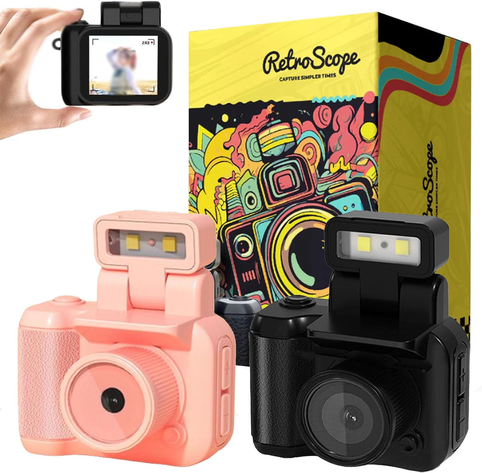 Retroscope Mini Camera, Retroscope, Miniretroflix - Nostalgic Camera, Retroscope Camera, Retroscope Camera, Retroscope Cam, Retroscope Video Camera, Retroscope Small Camera