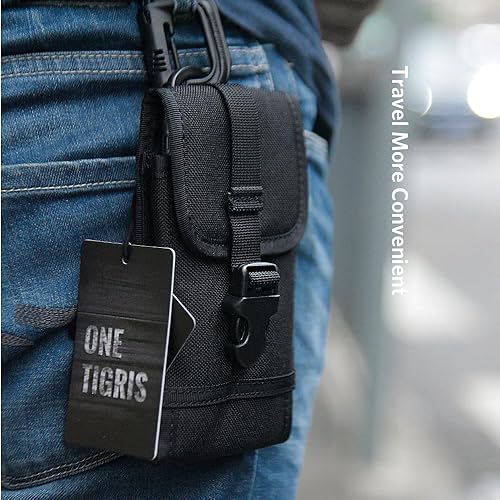 Miniatura 6 de OneTigris MOLLE - Funda para teléfono de 4.7" 5.5" con funda delgada
