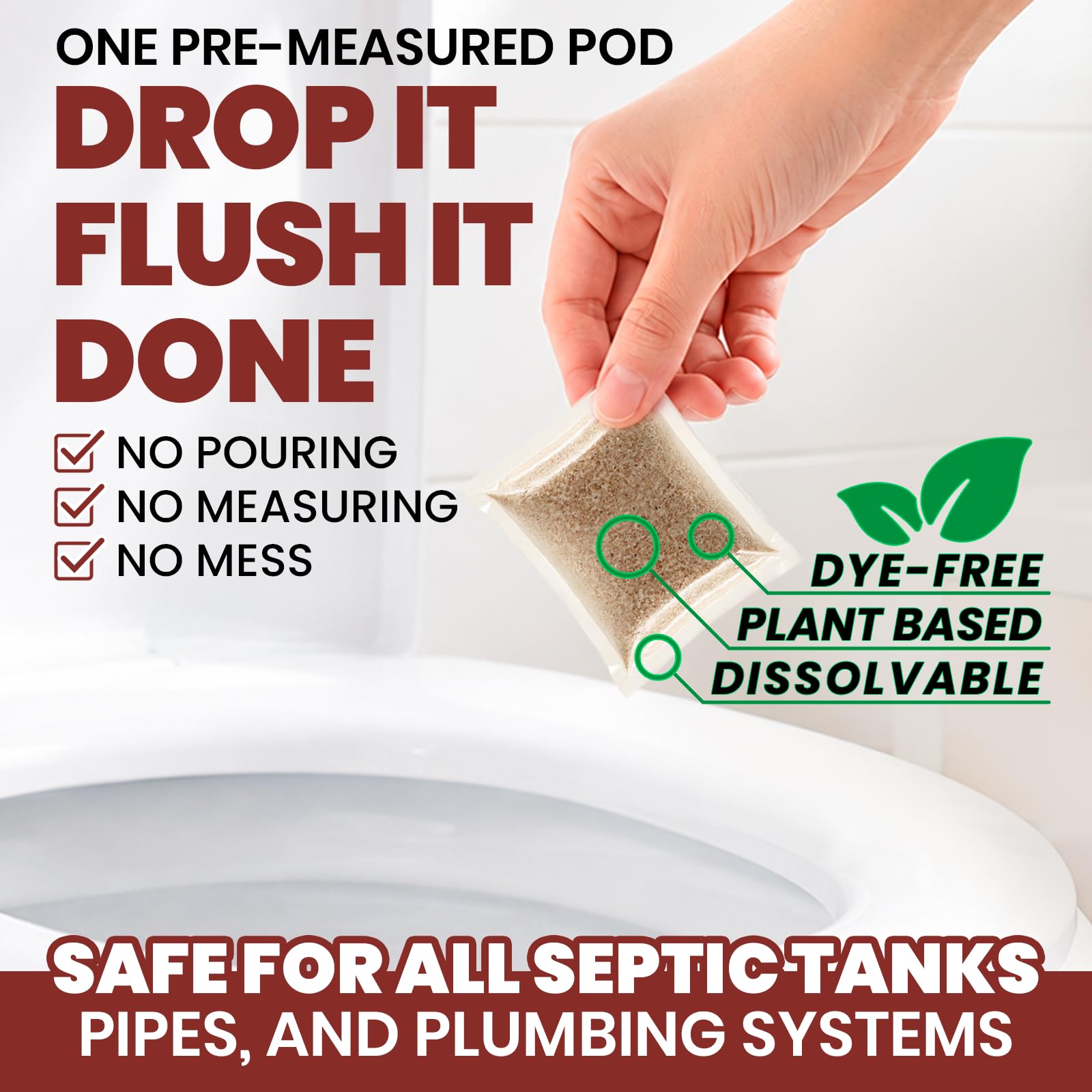 Septic Tank Treatment - 12 Month Supply -5
