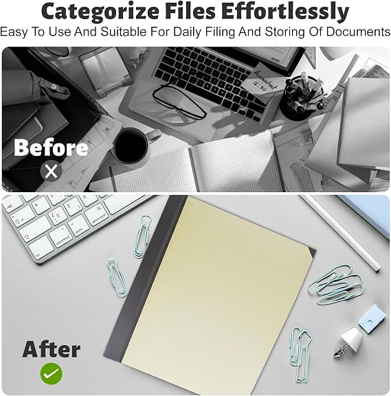 Document Organizer,File Organizer for Paper,Important Documents, Expanding File Folder for Office and School,in Case I Go Missing Binder(Yellow,2In Thinck)