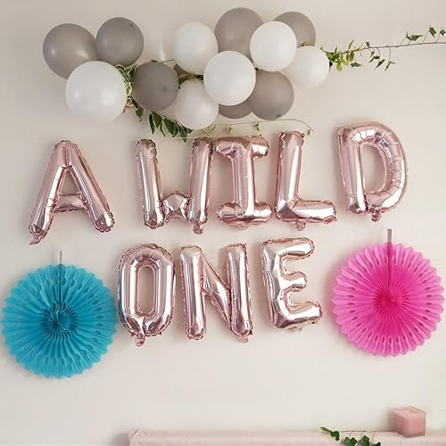 Miniatura 2 de Glanzzeit 16pulgadas Globos color oro rosa con forma de las letras del alfabeto de la A a la Z 0 al 9, globos de aluminio para bodas, bailes de