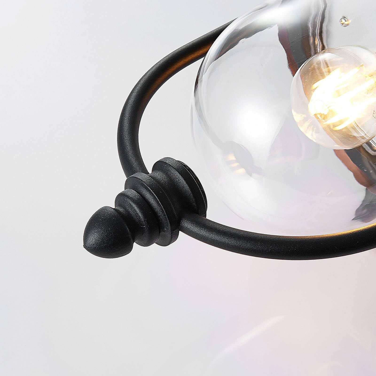 Lindby Wandleuchte außen (Laterne) Clint (spritzwassergeschützt (Retro, Vintage Antik) in Kupfer aus Aluminium (1 flammig E27) - Außenwandleuchten Wandlampe Led Außenlampe Outdoor für