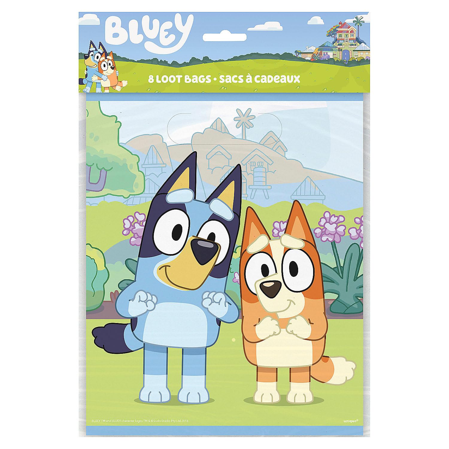 Amazon.com: Fun Express Bluey Plastic Goody Bags 7 1/4