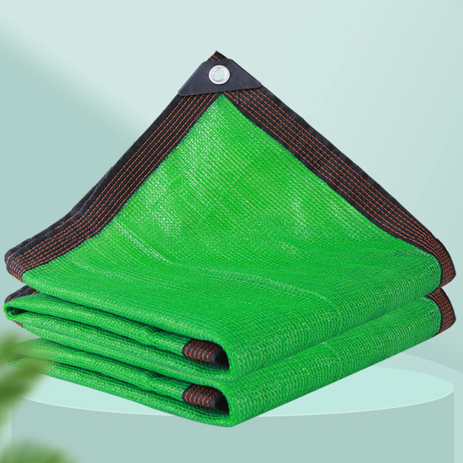 Malla Sombreadora,75%-80% Red de Sombreado,Transpirable Sun Shade Net,Red de Sombra,Sombra Paño Verde,para Cochera,Patio,Jardín,Invernadero,Personalizable (5x6m/16.4x19.7ft)