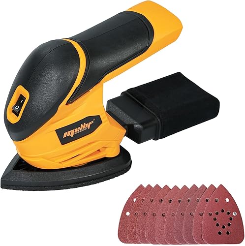Lijadora de detalles inalámbrica compatible con batería Dewalt de 20 V MAX (solo herramienta), lijadora eléctrica compacta de mouse de 12000 rpm,