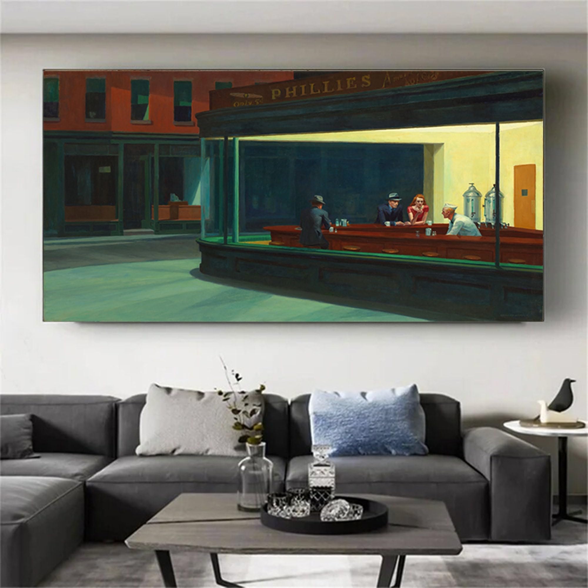 Toile classique Hopper pour décoration intérieure de salon moderne - 8