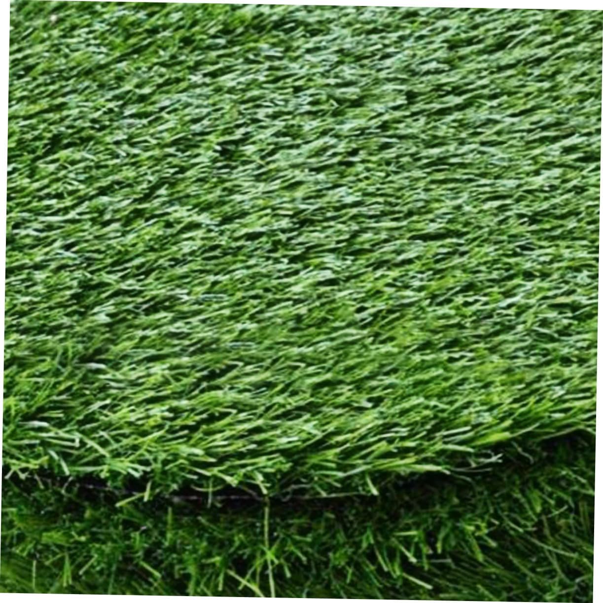 Totority Simulated Grass Table Mat Outdoor Faux Placemat Manhole Cover Decorative Turf