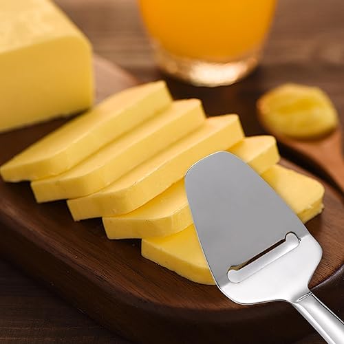 Miniatura 7 de Cortador y cortador de queso de acero, herramienta multifuncional de mano para bloque de queso (mozzarella, cheddar, gruyere), antiadherente, apto