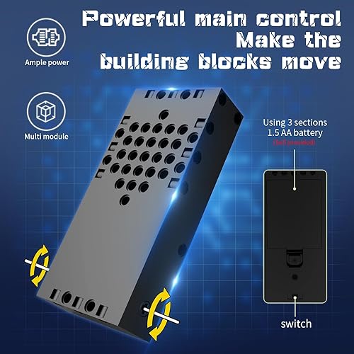 Miniatura 5 de Kit de construcción de robot STEM 5 en 1, aplicación y control remoto, robótica de construcción, 705 piezas de robot de construcción DIY, automóvil